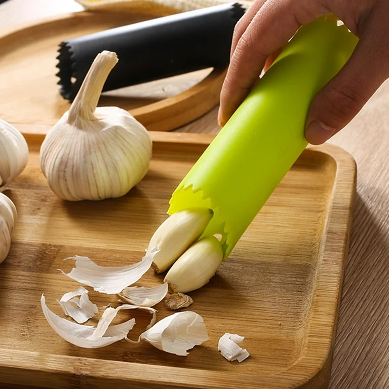 how to peel garlic fast. garlic tube.