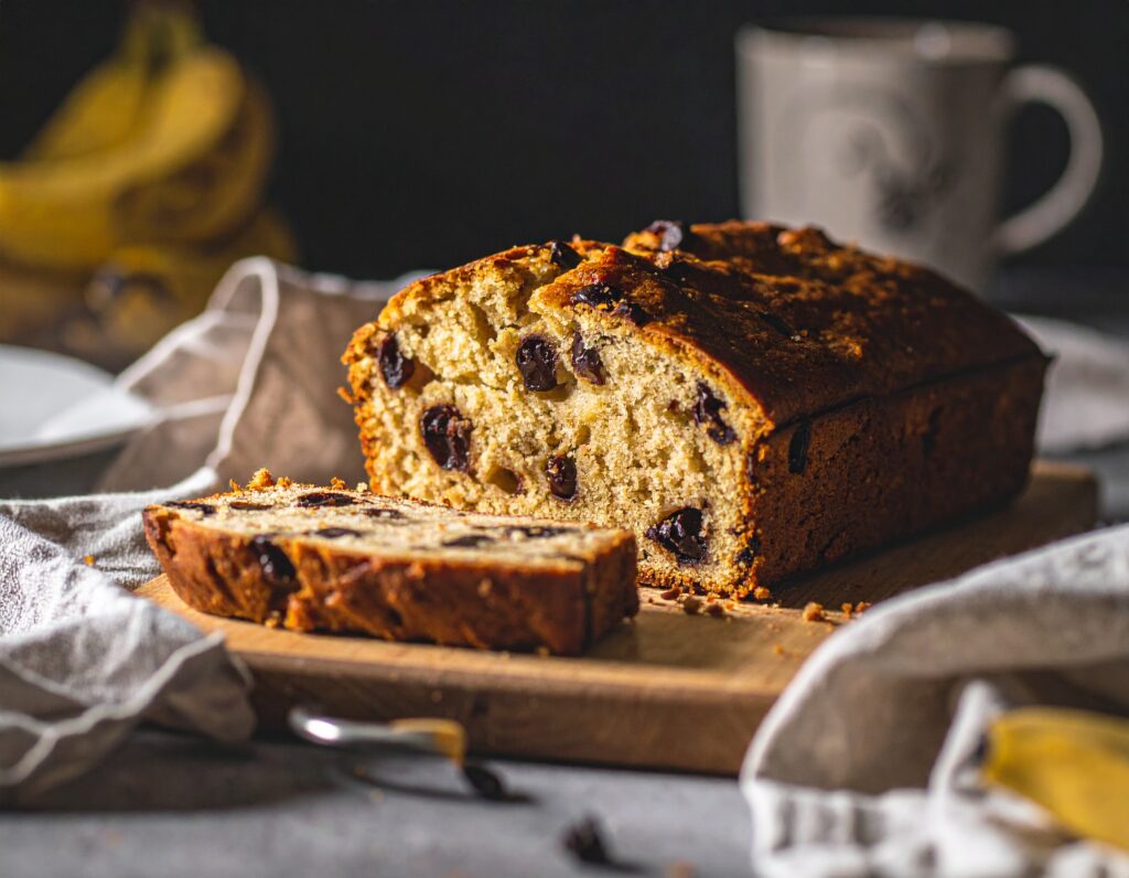 Super Moist Chocolate Chip Banana Bread