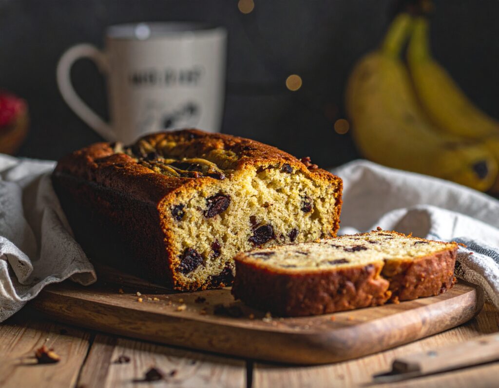 Super Moist Chocolate Chip Banana Bread