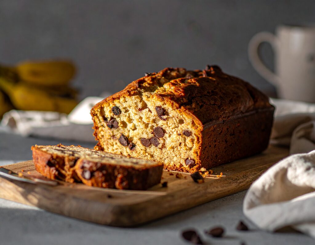 Super Moist Chocolate Chip Banana Bread