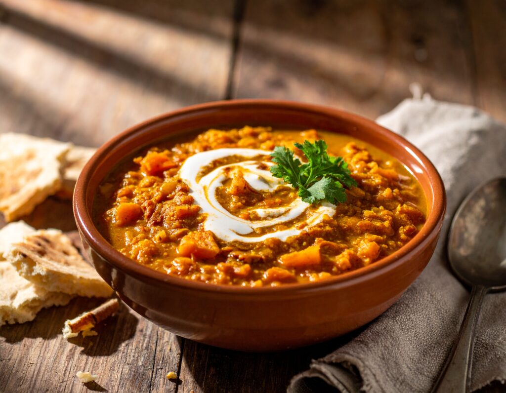 Spiced Lentil & Sweet Potato Stew – Cozy Vegan Comfort