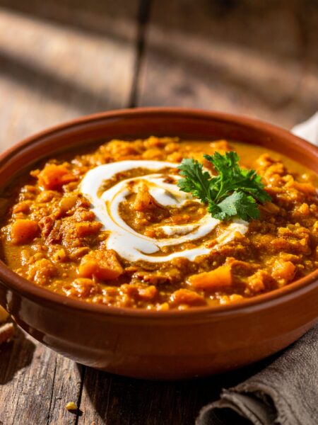 Spiced Lentil & Sweet Potato Stew – Cozy Vegan Comfort