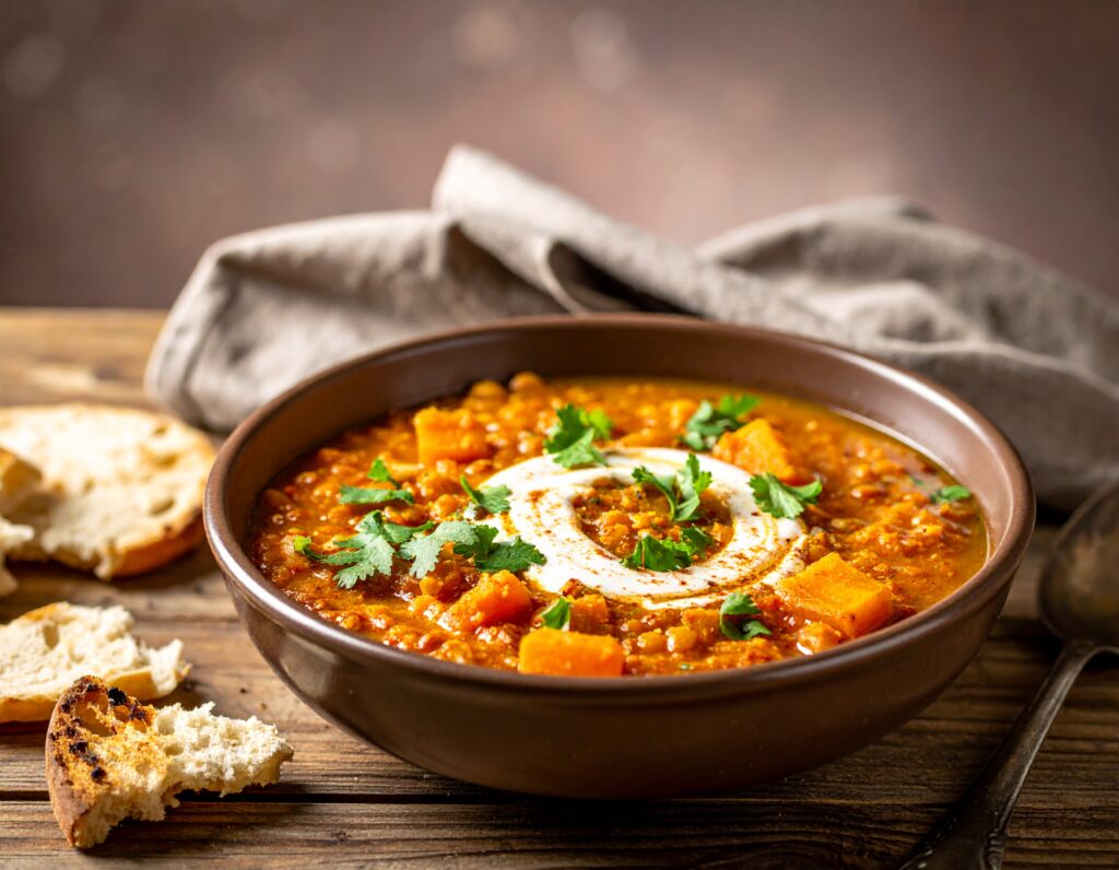 Spiced Lentil & Sweet Potato Stew – Cozy Vegan Comfort
