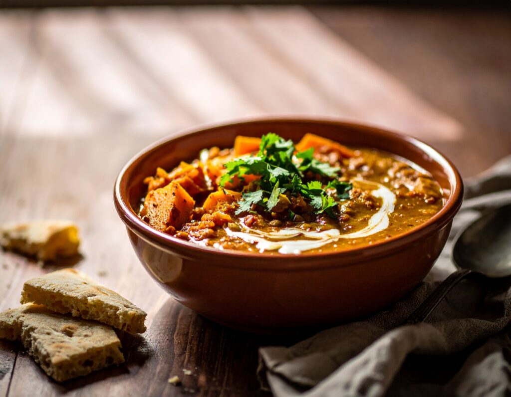 Spiced Lentil & Sweet Potato Stew – Cozy Vegan Comfort