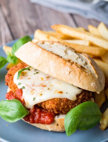 Crispy Chicken Parm Sandwich