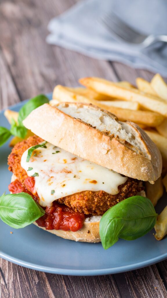 Crispy Chicken Parm Sandwich